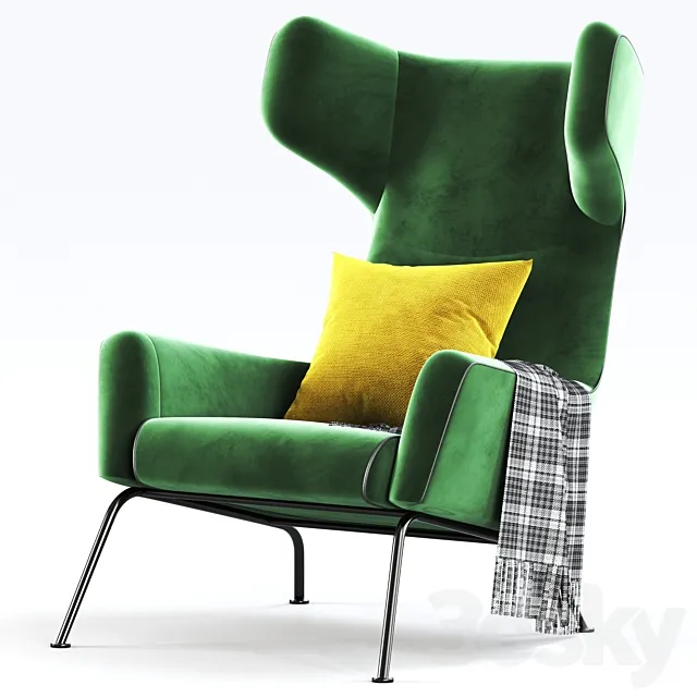 Havana Wing Chair 3D Model