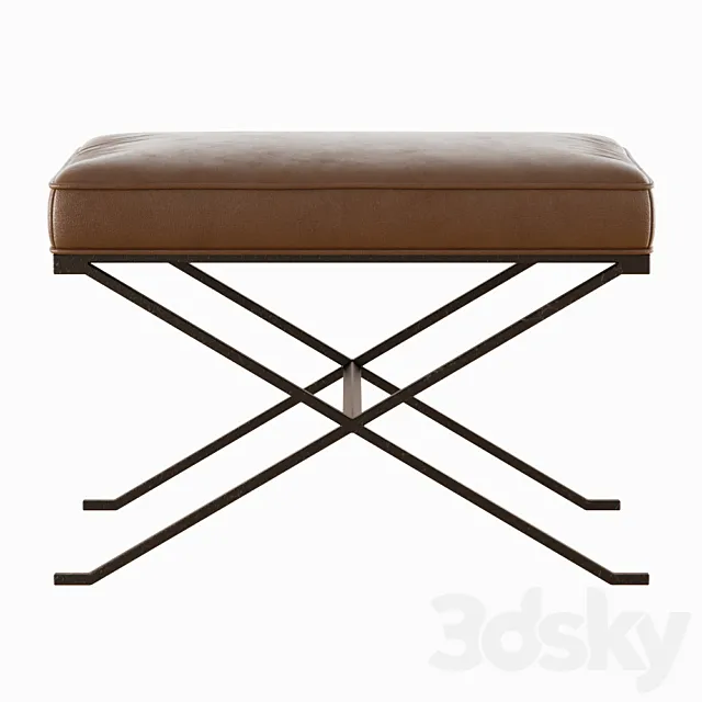 Haven X Leather Bench 3DModel