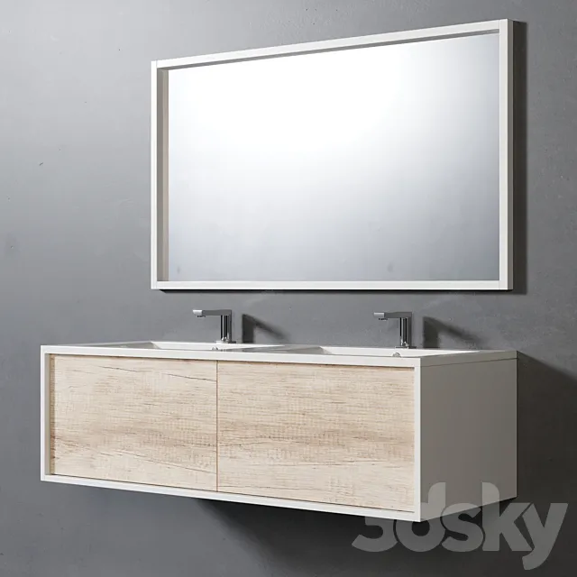 Hawaii Bathroom Furniture 3D Model