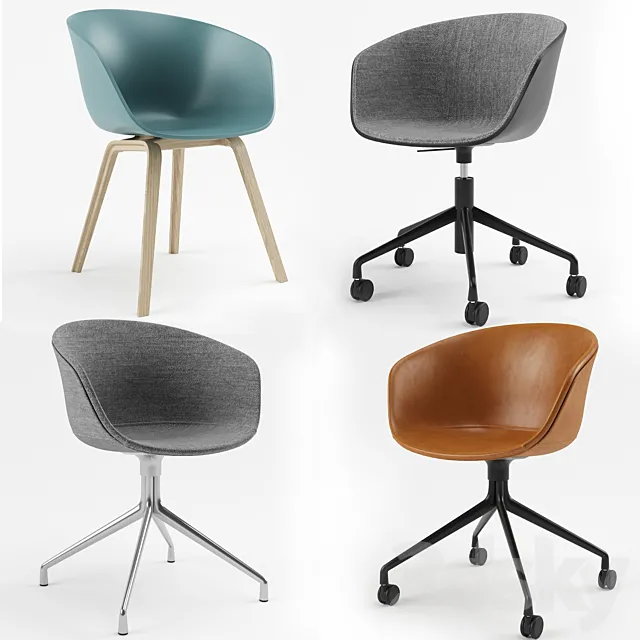 Hay AAC About A Chair 3D Model