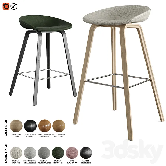 Hay - AAS 33 Barstool & Counter Stool 3DModel