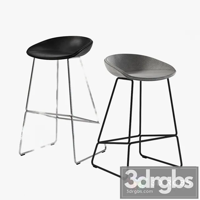 HAY AAS 39 Barstool 3D Model Free