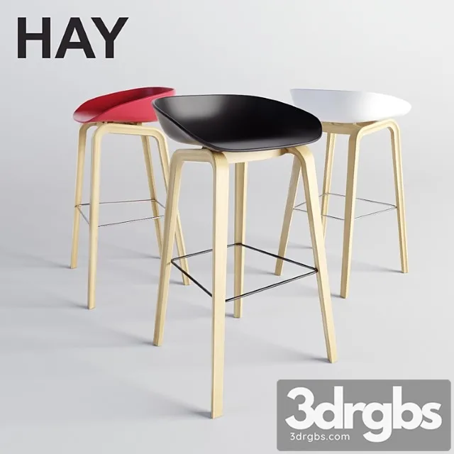 Hay About A Stool Aas 38 3D Model Free