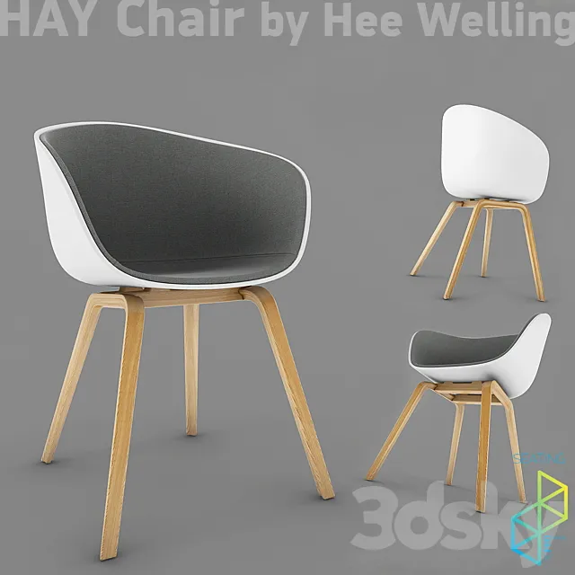HAY Chair - 4 types 3DModel