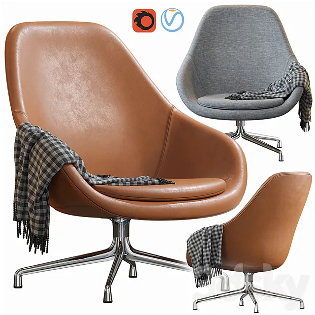 HAY LOUNGE ARMCHAIR 3DModel