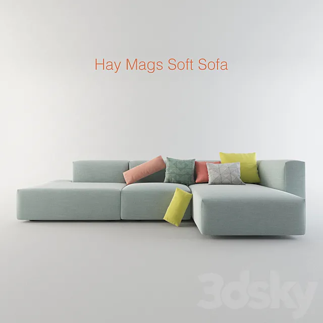 Hay Mags Soft Sofa 3DModel
