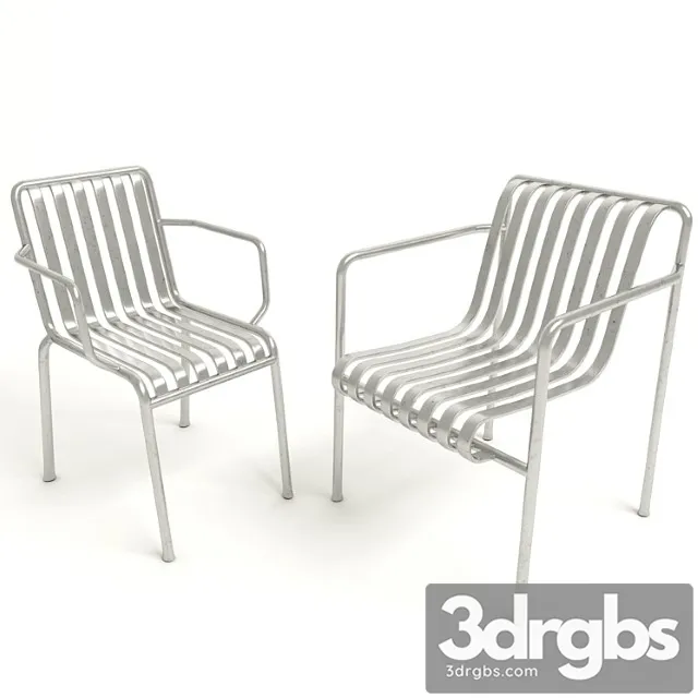 Hay palissade hot galvanised 2 3D Model Free