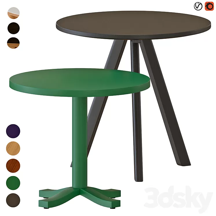 HAY PASTIS COFFEE TABLE 3D Model Free