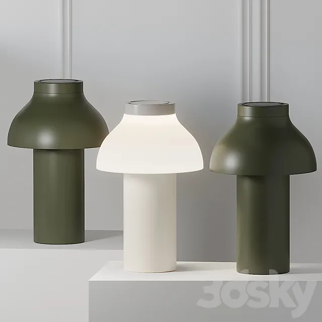 HAY PC PORTABLE LAMP from GARMENTORY 3D Model