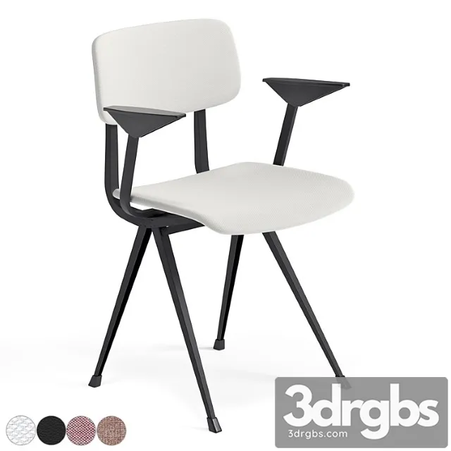 Hay Result Armchairs Full Upholstery 3D Model Free