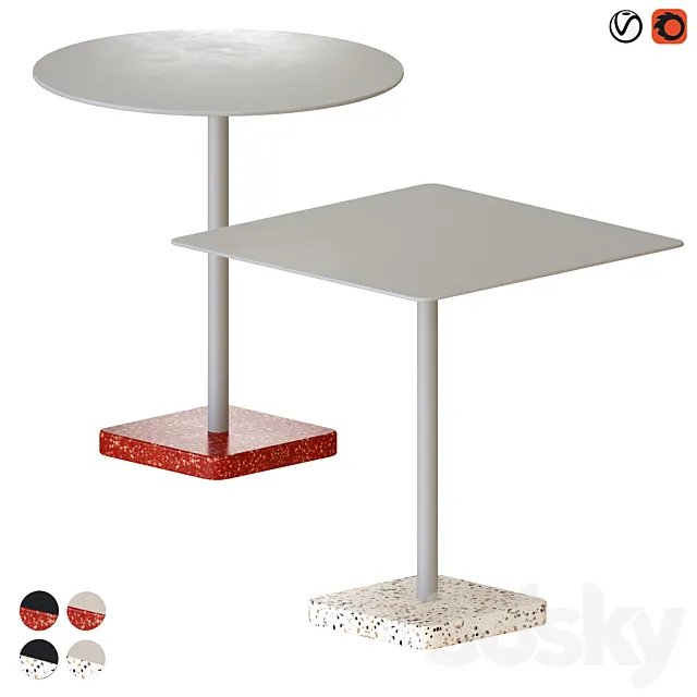 HAY TERRAZZO TABLE 3D Model