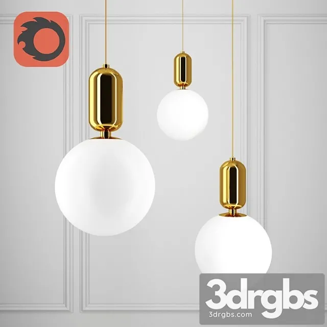 Hayon Studio Parachilna Aballs Gold 3D Model Free