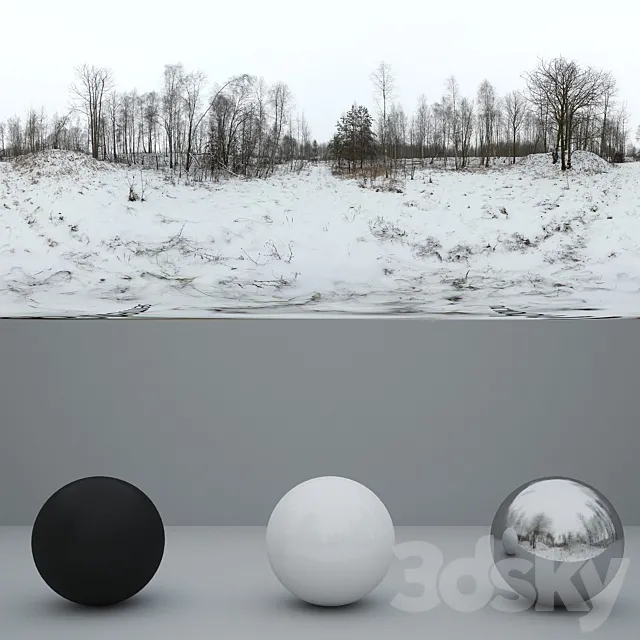 HDRi Winter 3DModel