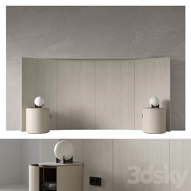 Headboard 006 3D Model Free