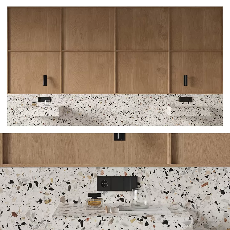 Headboard 008 3D Model Free