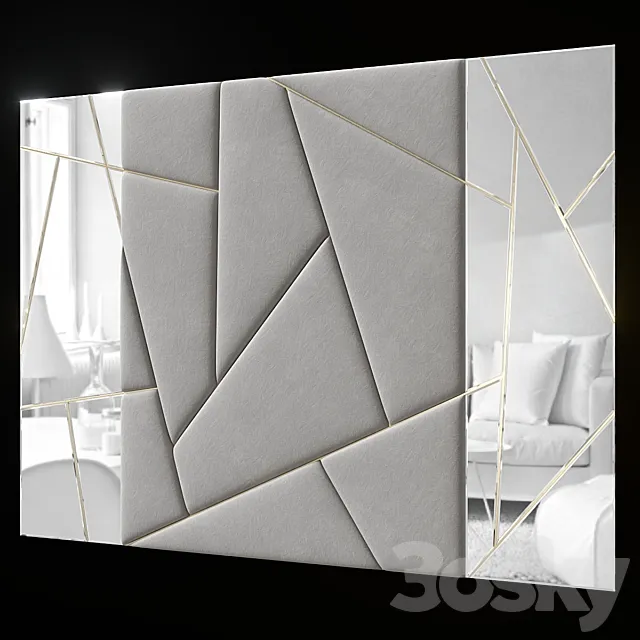 Headboard 008. 3D Model