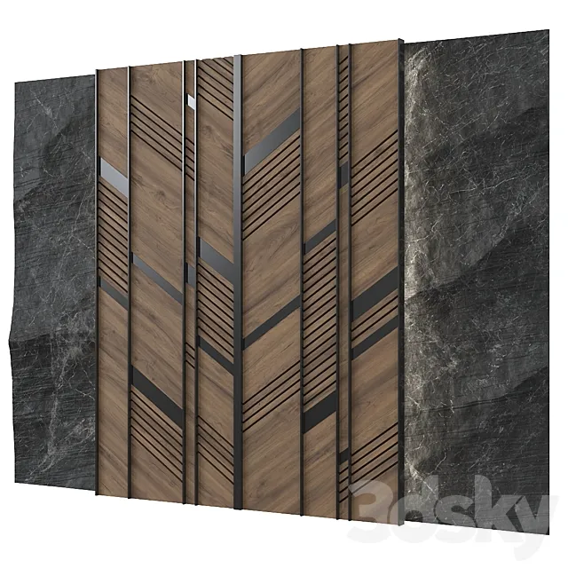 Headboard 027. 3D Model