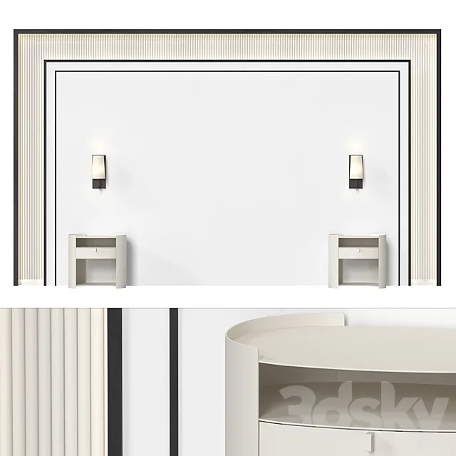 Headboard 039 3D Model