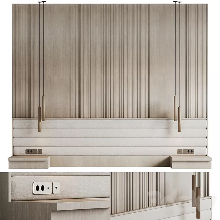 Headboard #11 3D Model Free