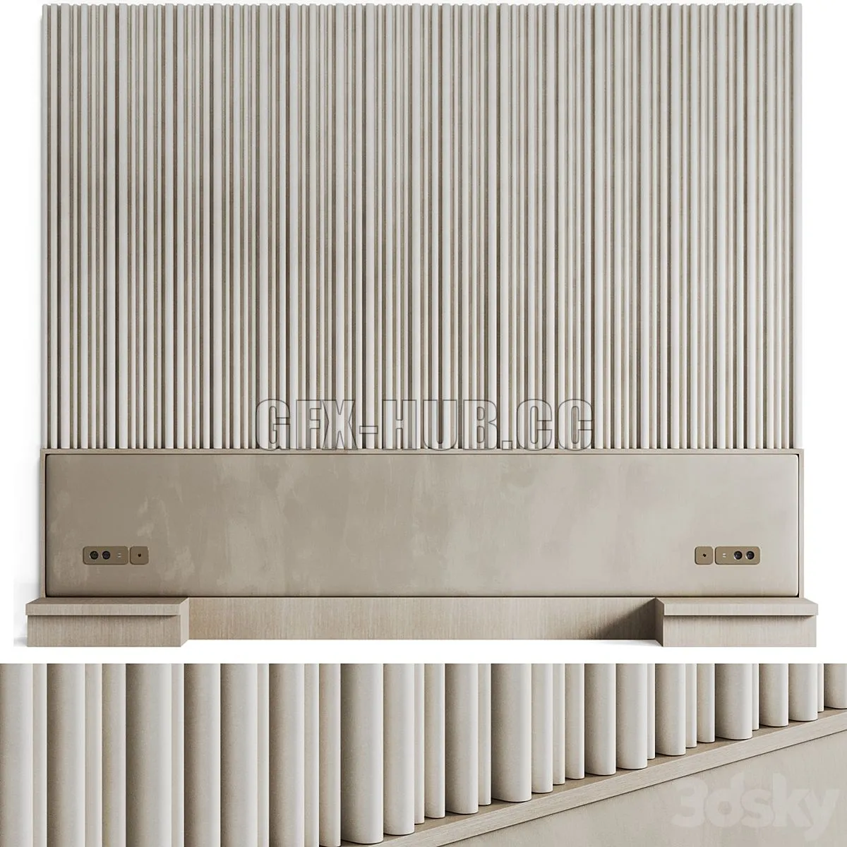 Headboard 12 3D Model