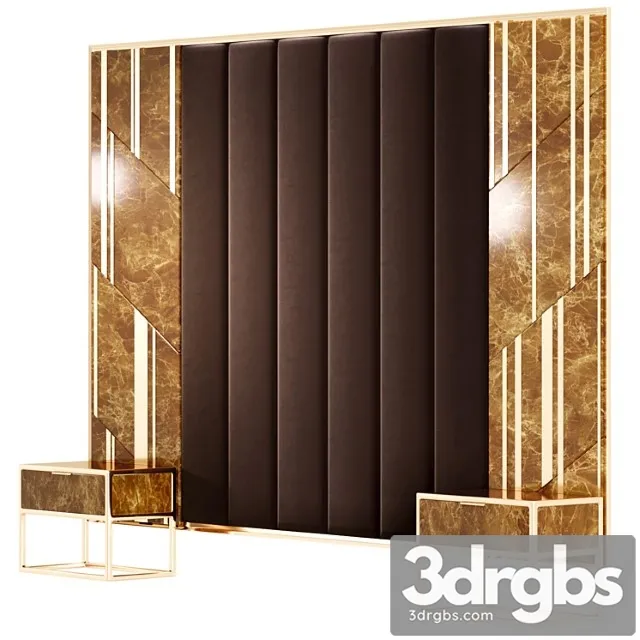 Headboard 2 3D Model Free