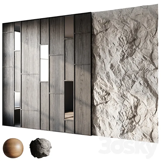 Headboard 3d Wall Panel 15 3D Model