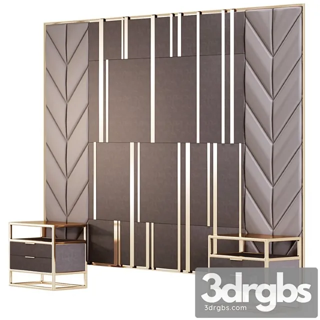 Headboard 5 3D Model Free