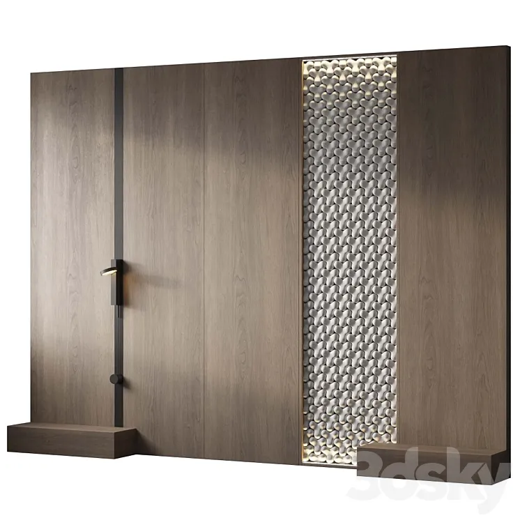 Headboard 5 3D Model Free