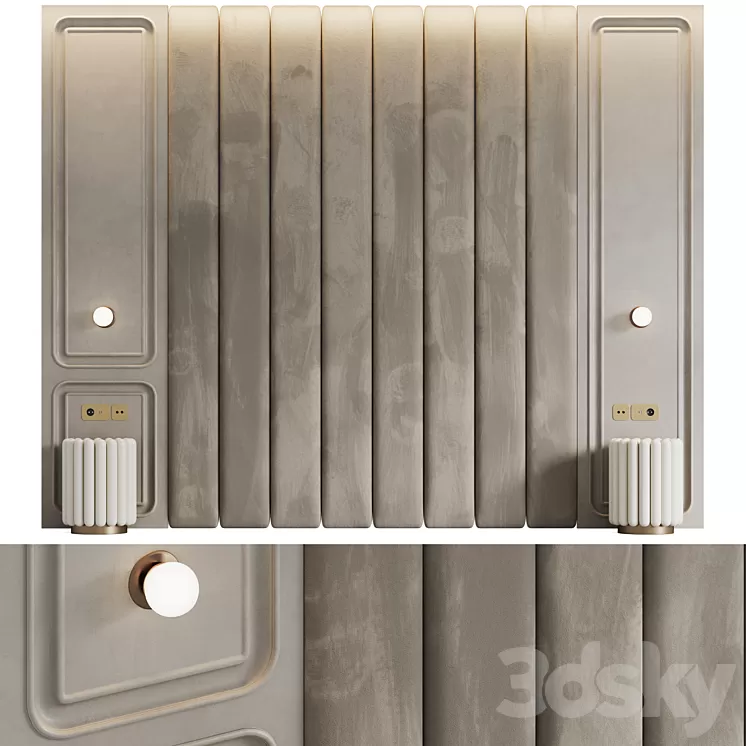 Headboard #8 3D Model Free