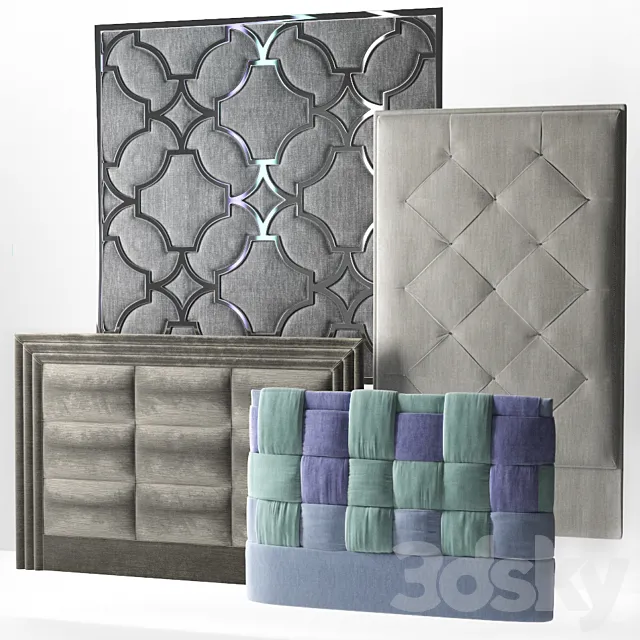 Headboard-9 fabric panel Free Download