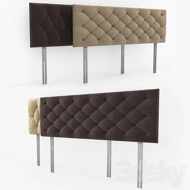 Headboard Bed 3D Model