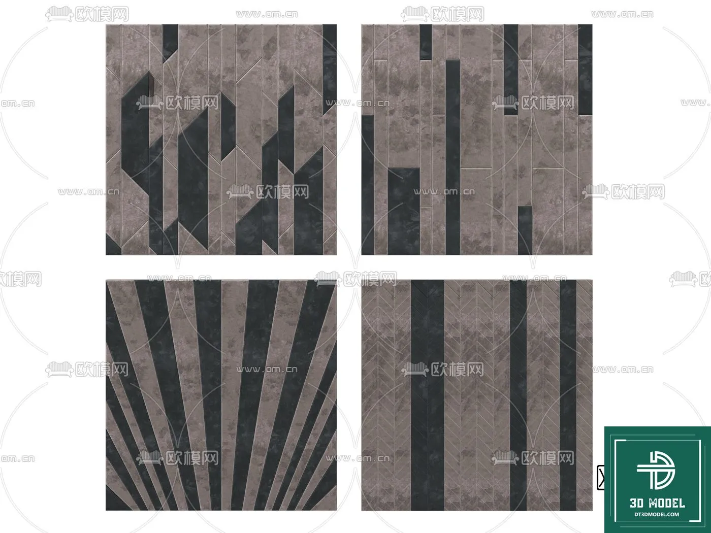 Headboard 3D Model for Bed - Interior 3D - 004