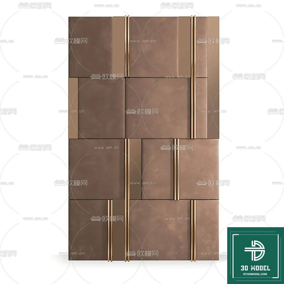 Headboard 3D Model for Bed - Interior 3D - 014