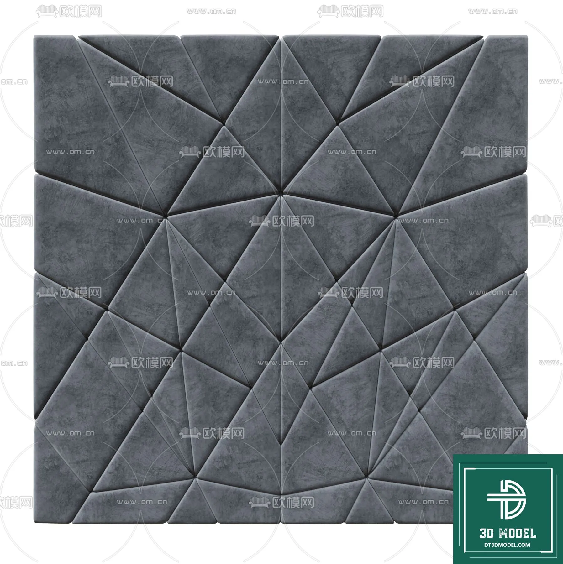 Headboard 3D Model for Bed - Interior 3D - 016