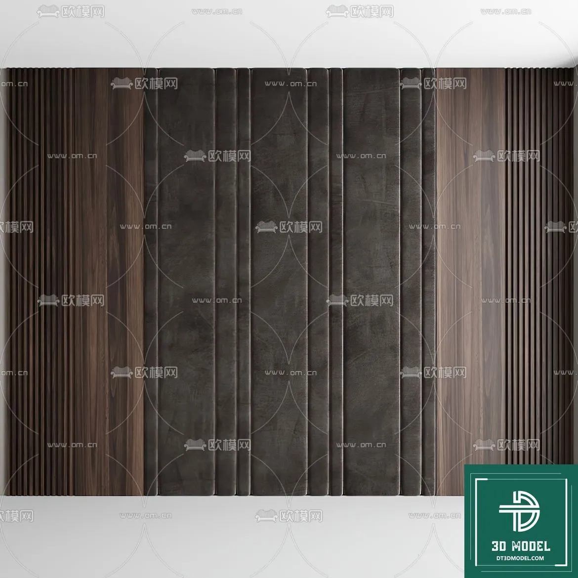 Headboard 3D Model for Bed - Interior 3D - 020