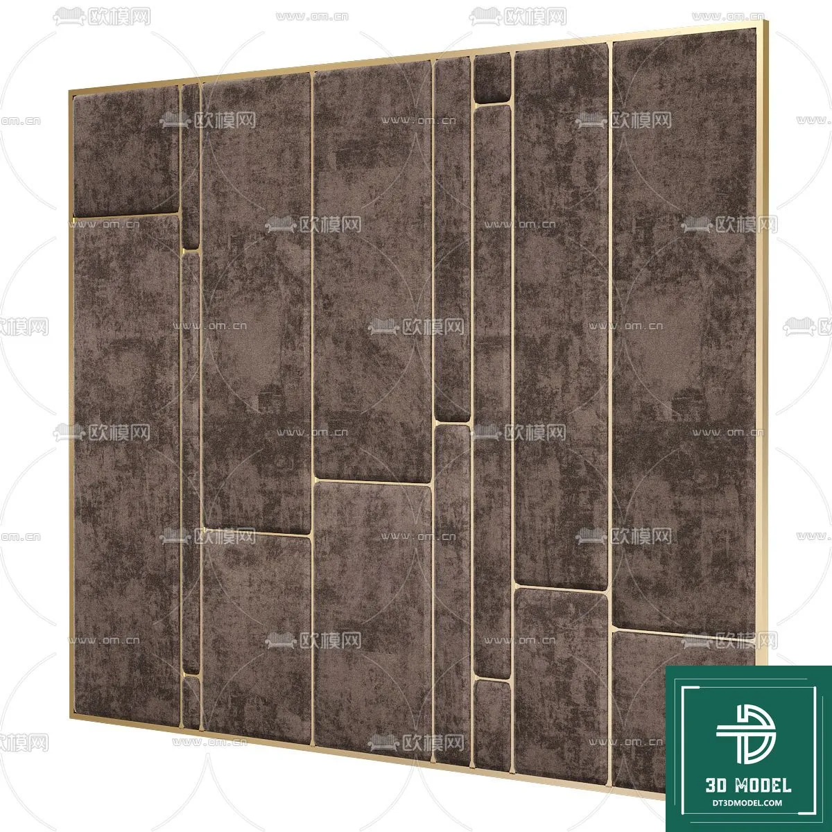 Headboard 3D Model for Bed - Interior 3D - 026