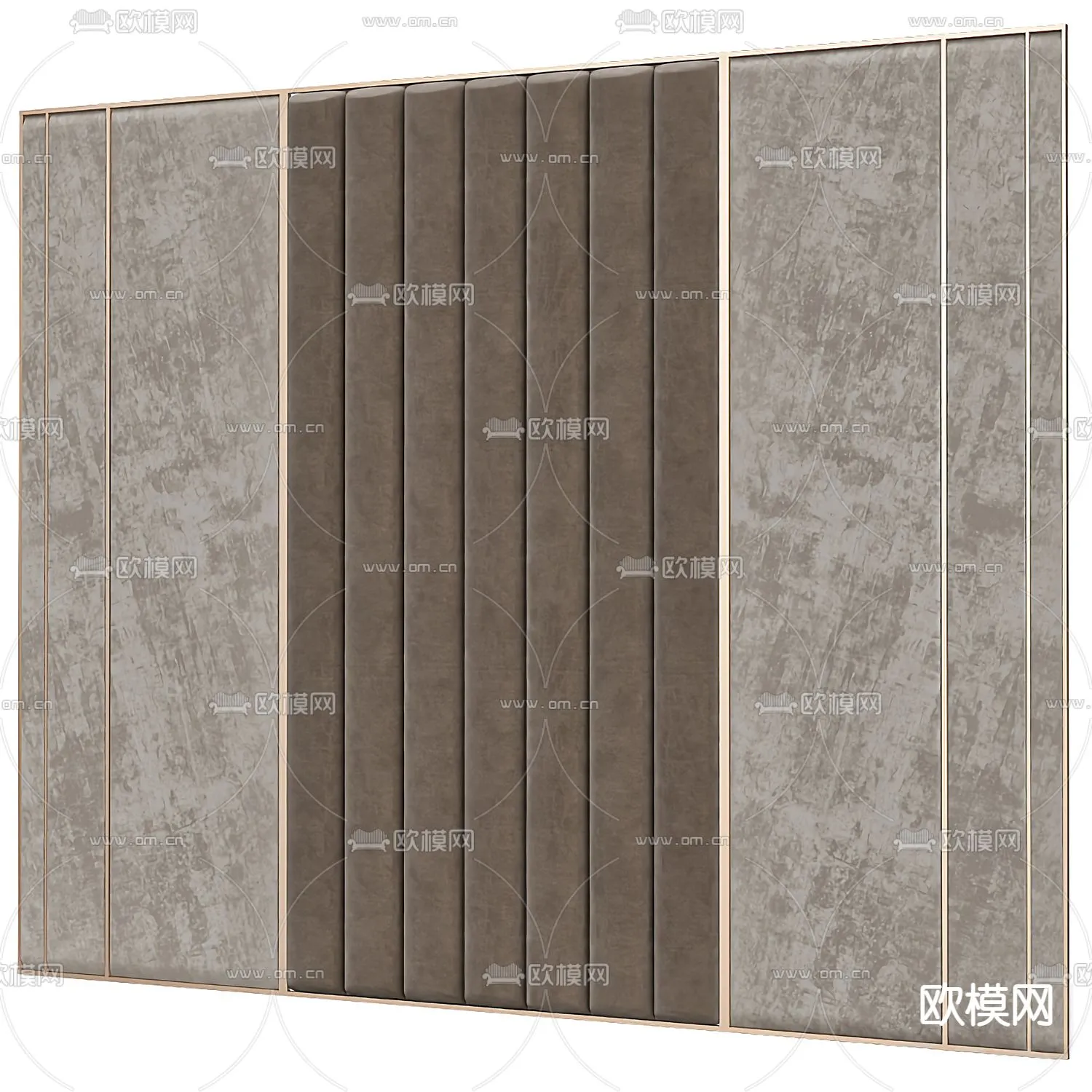 Headboard 3D Model for Bed - Interior 3D - 049