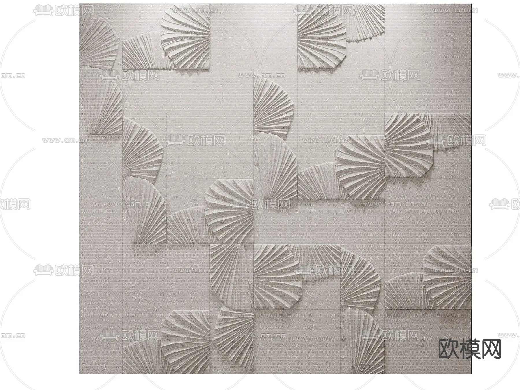 Headboard 3D Model for Bed - Interior 3D - 078