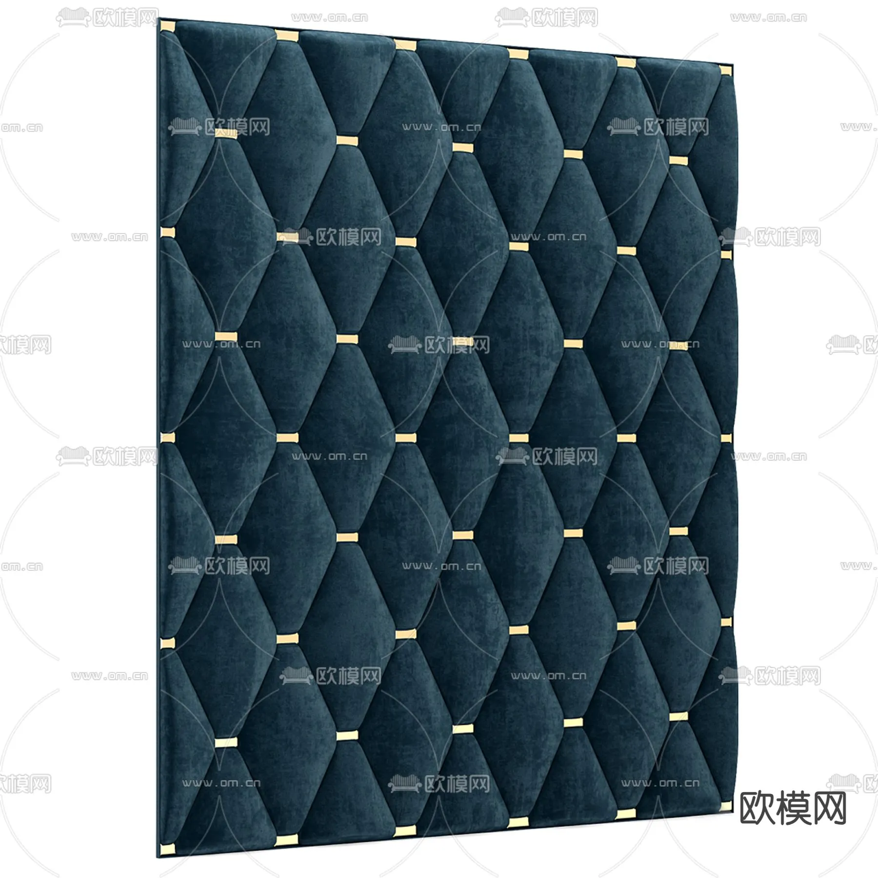 Headboard 3D Model for Bed - Interior 3D - 096