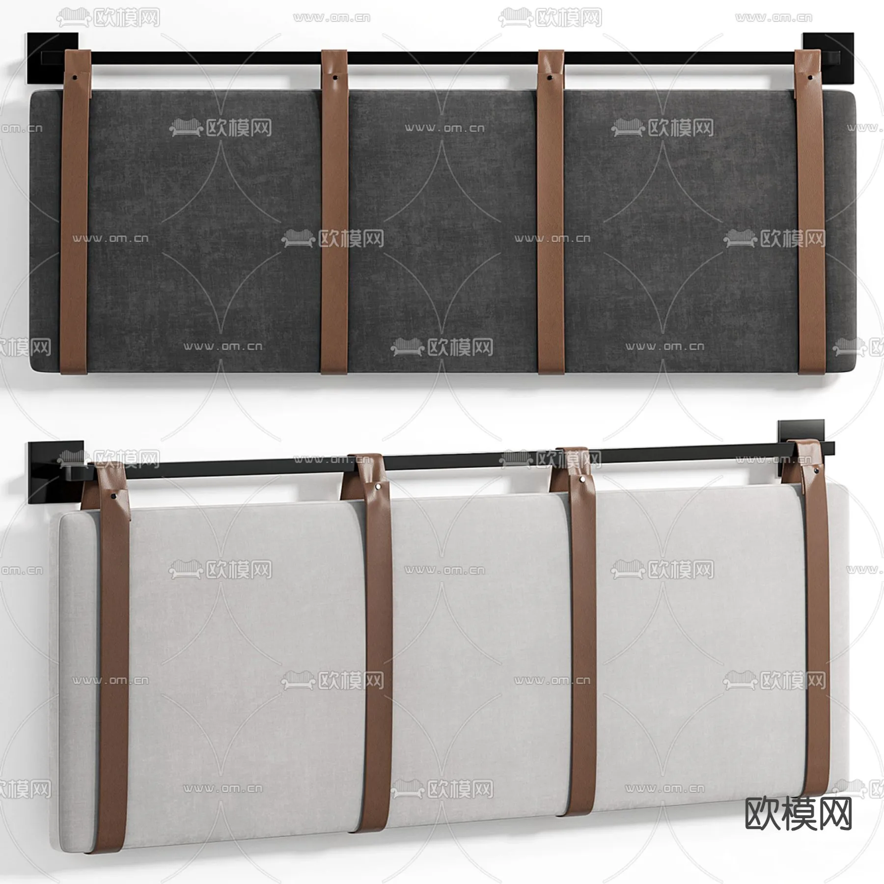 Headboard 3D Model for Bed - Interior 3D - 099