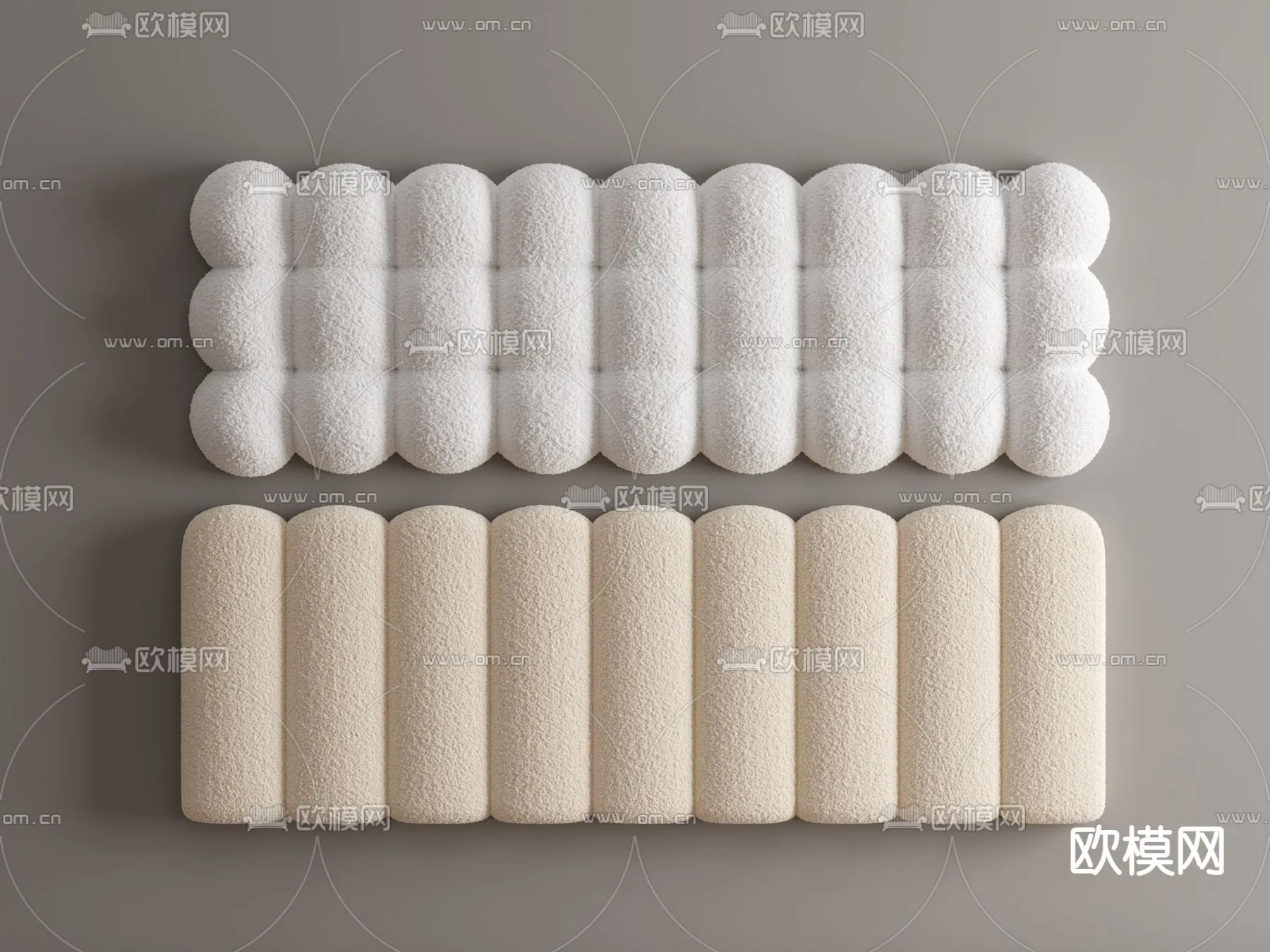 Headboard 3D Model for Bed - Interior 3D - 105