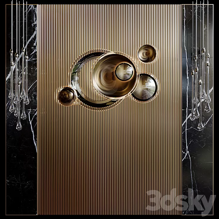 Headboard decor 3D Model