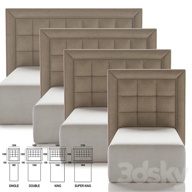 Headboard Design 02 3DModel
