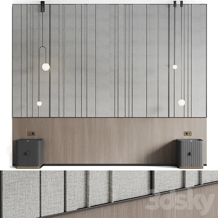 Headboard №13 3D Model Free