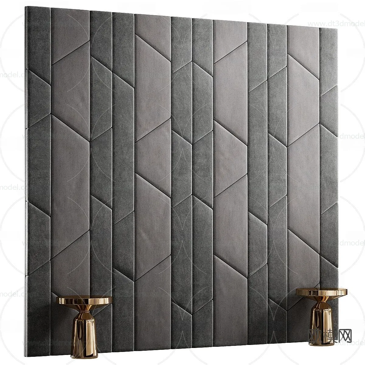 Headboard for Bed 3D Models - 3DSKY - 044 - VRAY Render