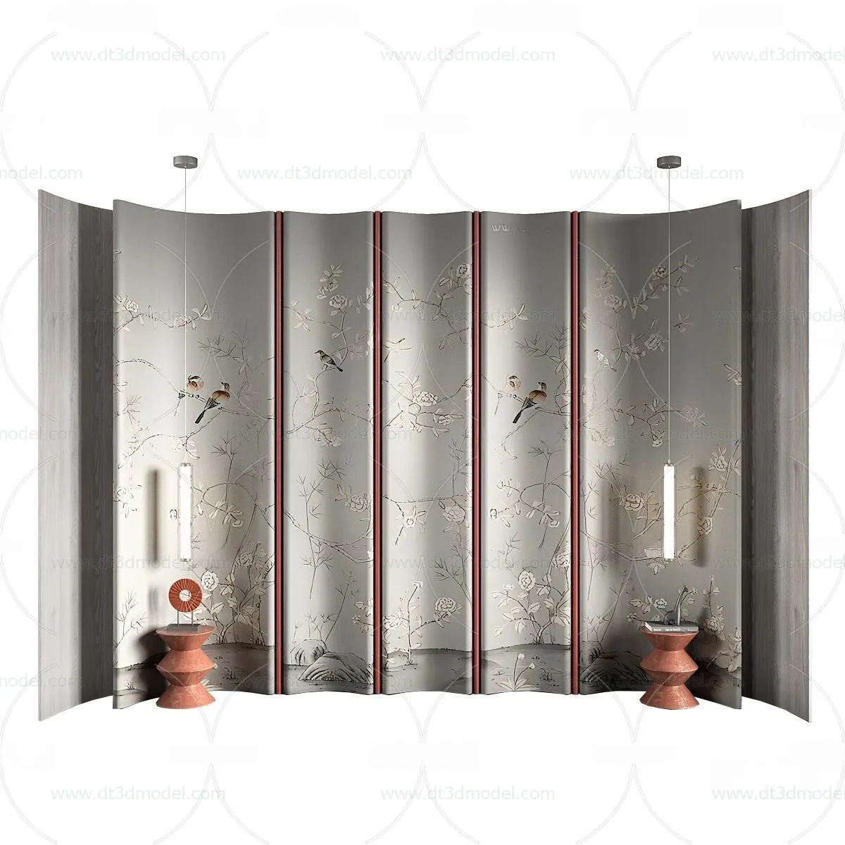 Headboard for Bed 3D Models - 3DSKY - 049 - VRAY Render