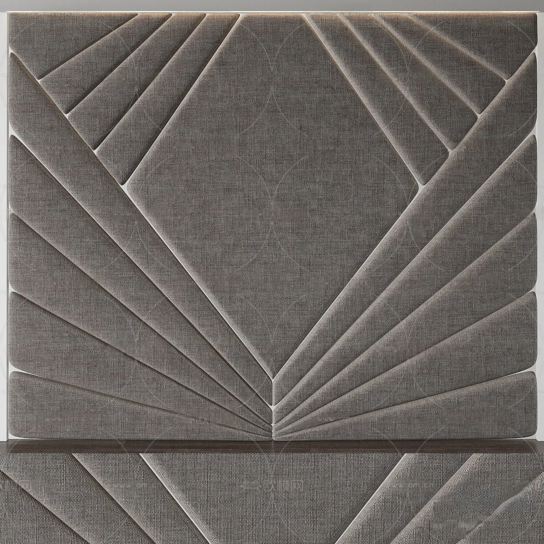 Headboard for Bed 3D Models - 3DSKY - 053 - VRAY Render