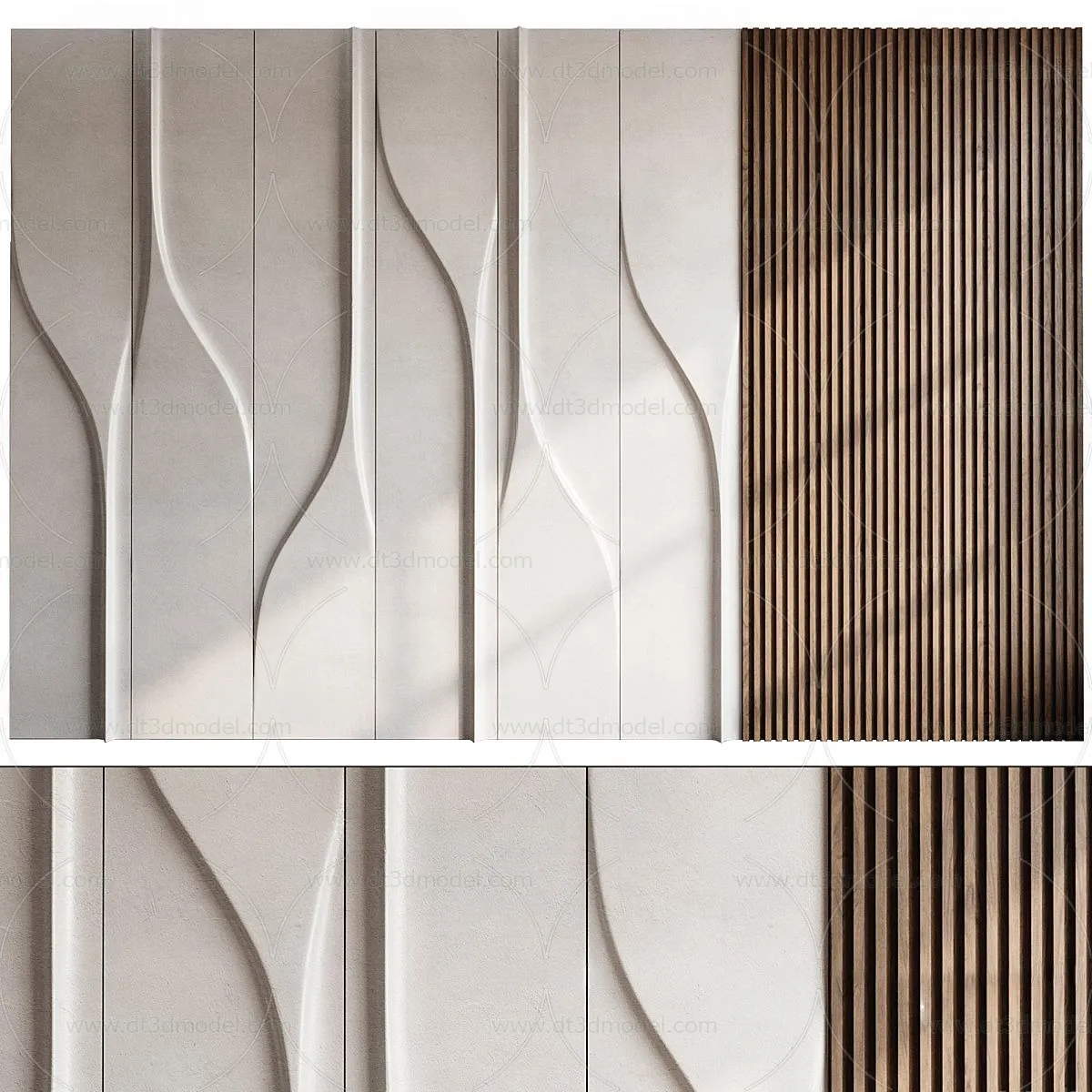 Headboard for Bed 3D Models - 3DSKY - 057 - CORONA Render