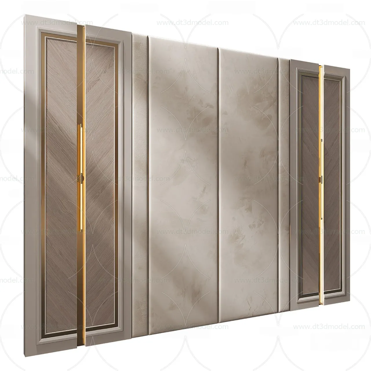 Headboard for Bed 3D Models - 3DSKY - 071 - VRAY Render