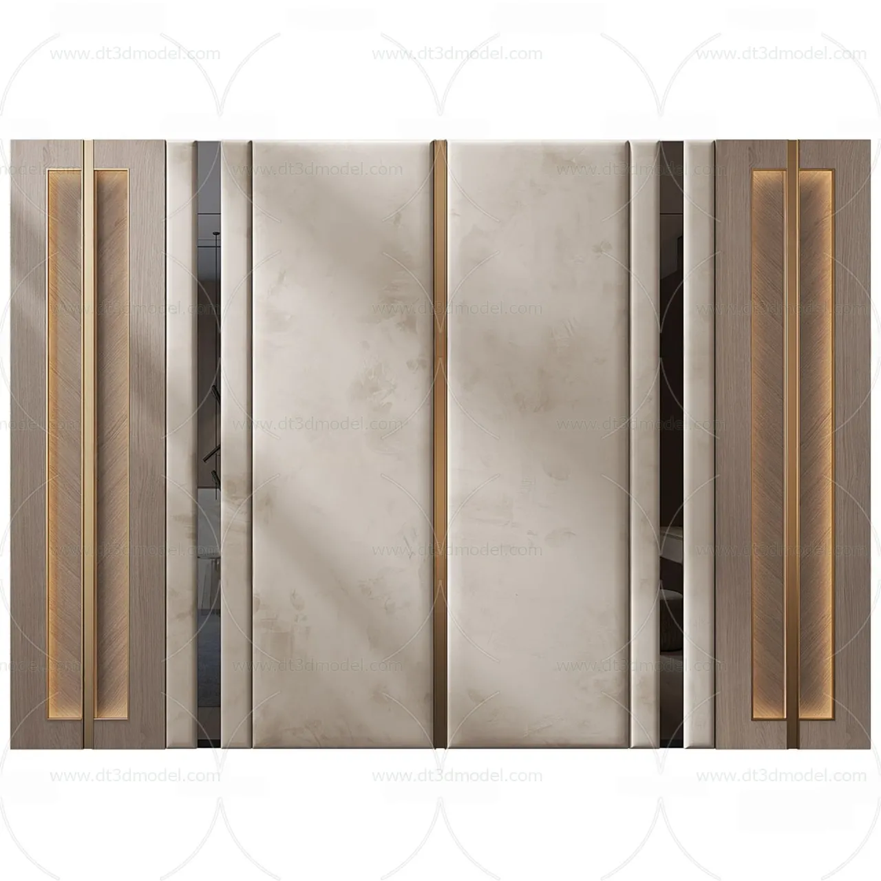 Headboard for Bed 3D Models - 3DSKY - 072 - VRAY Render